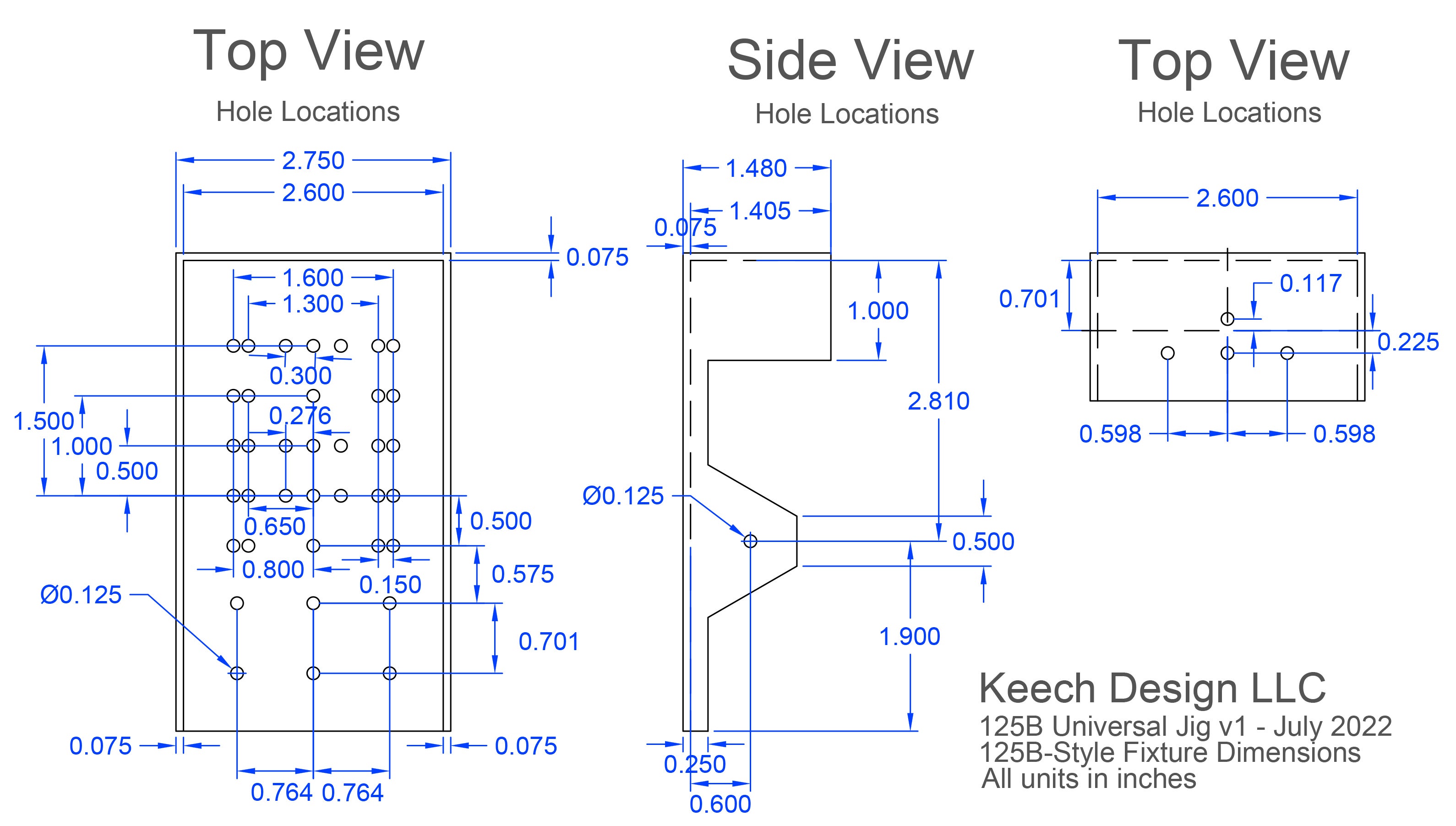 125B-Style Enclosure Drilling Jig | Keech Design - FX Pedal